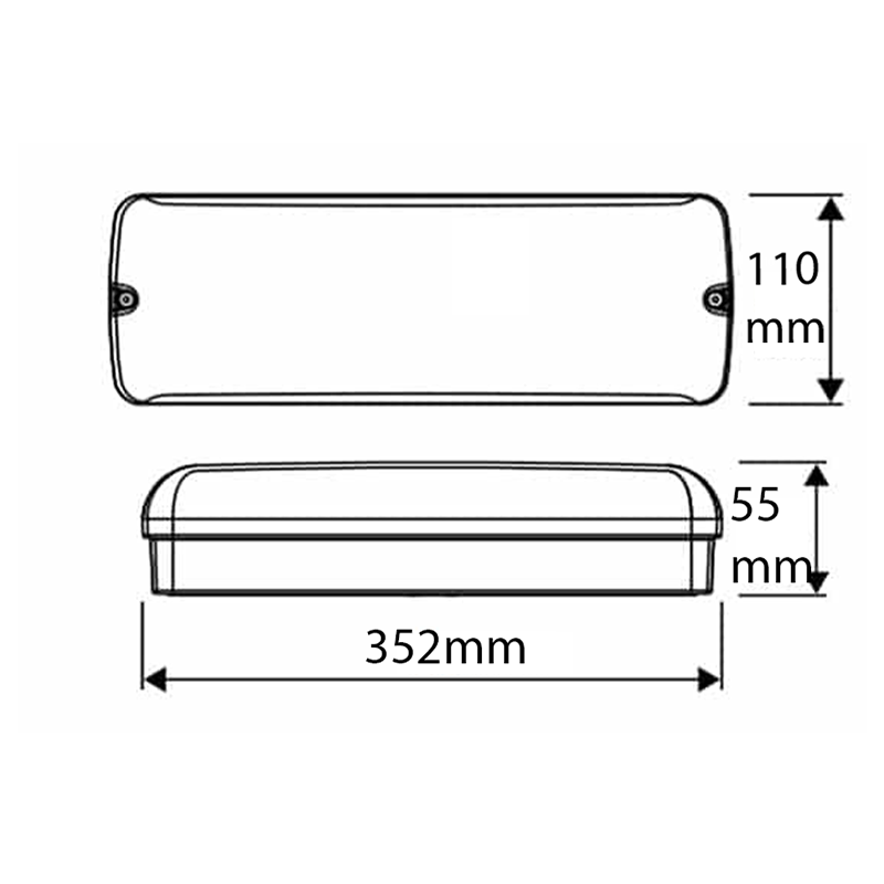 PORTIEKVERLICHTING 6W IP65 IK08