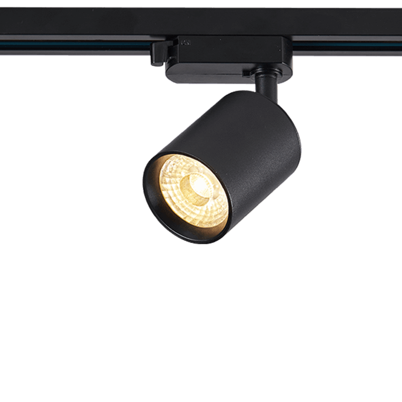 1-FASE RAILSPOT  10W 2700K ZWART MDR LED®