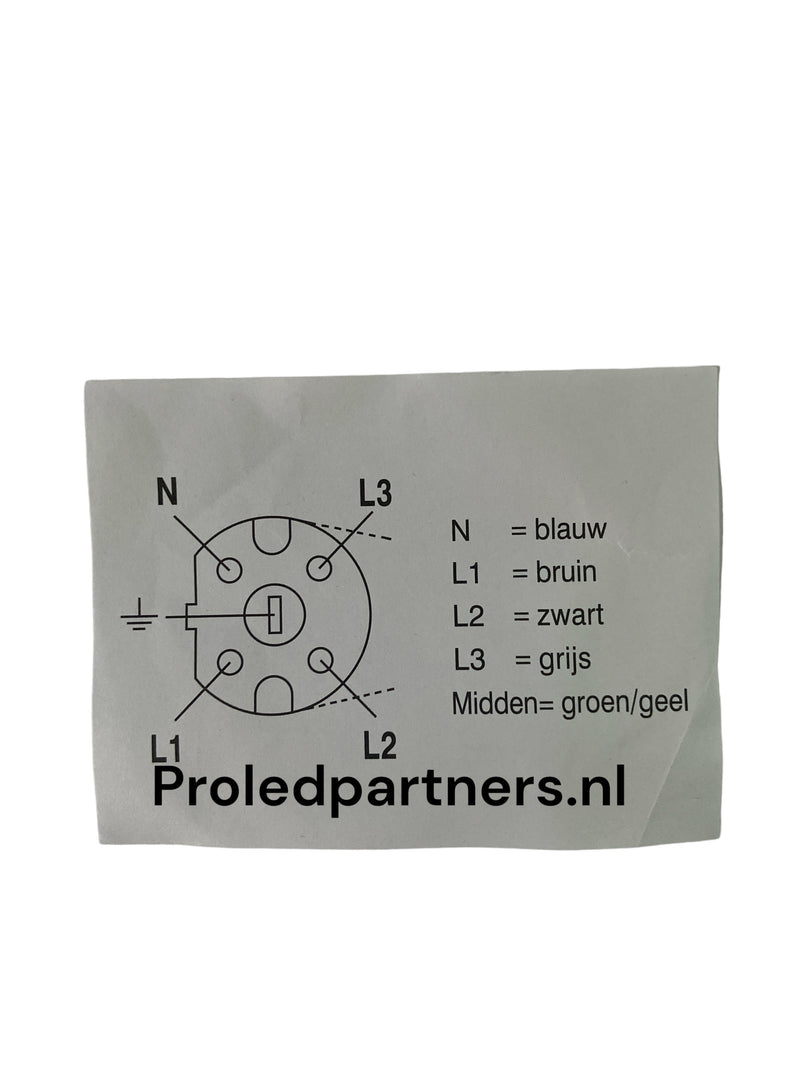 Scanpart Perilex aansluitkabel 2 meter - Geschikt voor elektrische oven fornuis kookplaat - Zwart - Voor gemonteerd incl. btw