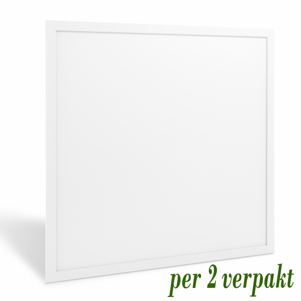 SIDE-LIT PANEEL | LO | 60X60CM | 40W 5000K PER 2 stuks incl. btw