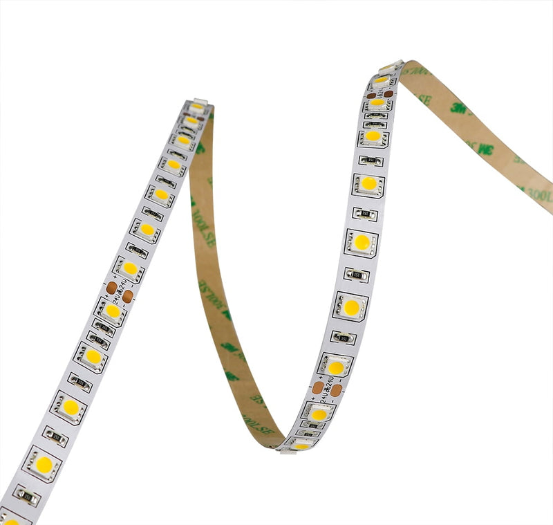 PROLEDPARTNERS® LEDSTRIP  IP22  24V  5050/60  5 METER  10MM 4000K