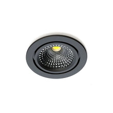 LED Inbouwspot Zwart | Ultra Flat | IP65 | Ø75 mm
