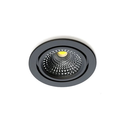 LED Inbouwspot Zwart  5W  Dim to Warm |IP65  Ø75 mm  Star Ultra Flat
