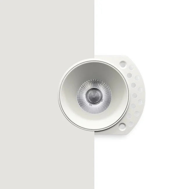 VERSA EDGE Rond | Zwart of Wit | Trimless Inbouwarmatuur | GU10 / MR16 | Verstelbaar