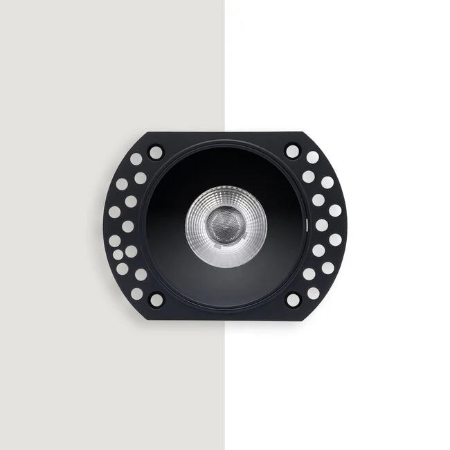 VERSA EDGE Rond | Zwart of Wit | Trimless Inbouwarmatuur | GU10 / MR16 | Verstelbaar