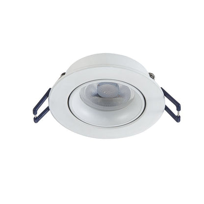 GU10 Inbouwspot Carme Kantelbaar Wit – Ø70mm | MR16 Geschikt | IP22 | 5 Jaar Garantie