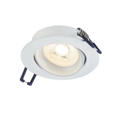 GU10 Inbouwspot Carme Kantelbaar Wit – Ø70mm | MR16 Geschikt | IP22 | 5 Jaar Garantie