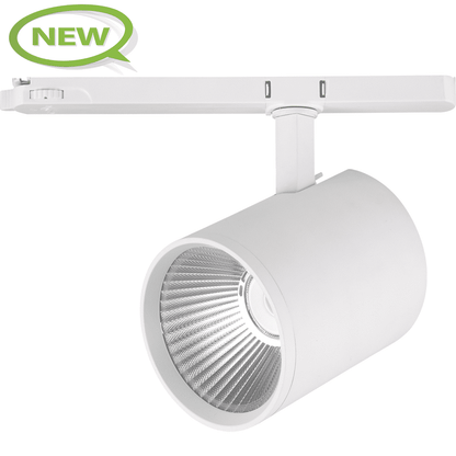 3-PHASEN-SCHIENENSPOT 38° weiß/schwarz 40 Watt DIMMBAR CRi&gt;97 MDRLED®.