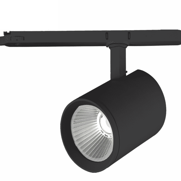 3-FASE RAILSPOT 38° wit/zwart 40 Watt DIMBAAR CRi>97   MDRLED®.