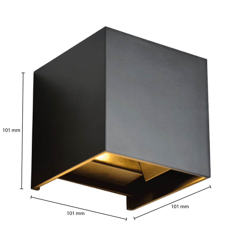 ED CUBE  2X3W DIM ZWART PROLEDPARTNERS®