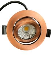 LED Inbouwspot  LUNA  6W  Dimbaar  Koper CCT-Switch  IP65