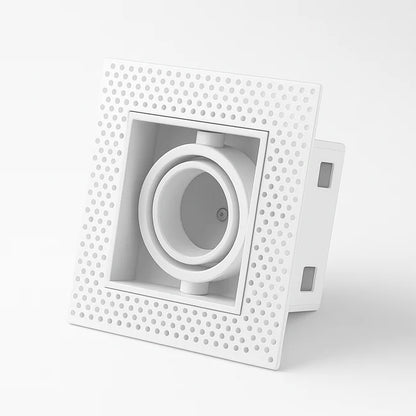 Trimless Inbouwarmatuur Vierkant | Zwart of Wit | GU10 / MR16 | Verstelbaar
