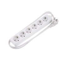 ZESVOUDIGE TAFELCONTACTDOOS  5M  WIT MDRLED®