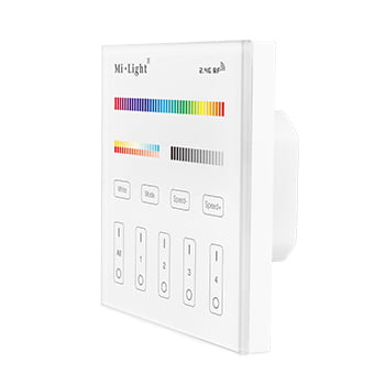 MI-LIGHT AFSTANDBEDIENING 4 GROEPEN RGB+CCT 220V MDRLED®