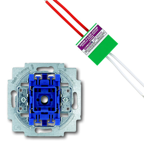 SET  impulsdrukker + shuttle dimmer LED/halogeen 250W (EM2700440020-250W)