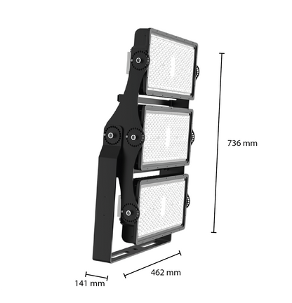 OŚWIETLENIE TERENOWE LED IP66 750W 5500K MDRLED® 