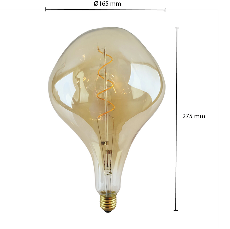 LED FILAMENT E27 ET AMBER  MDRLED®