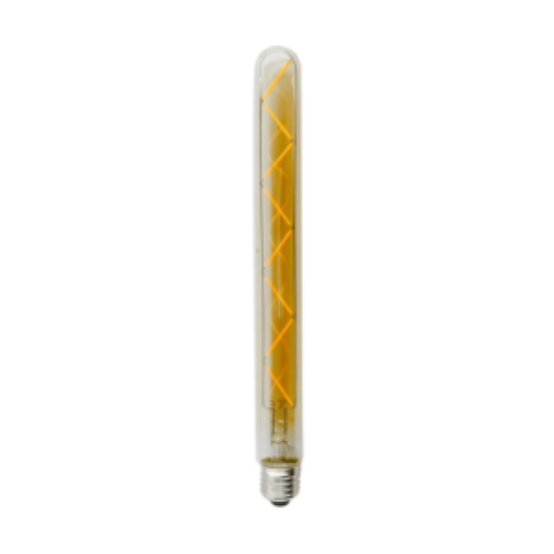 LED FILAMENT E27 TUBE 300mm DIMBAAR AMBER 2400K 4W MDRLED®