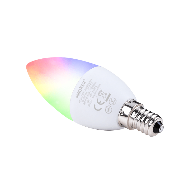 MI-LIGHT E14 LED Lamp 4W RGB+CCT - Dimbaar, 50.000 Branduren MDRLED®