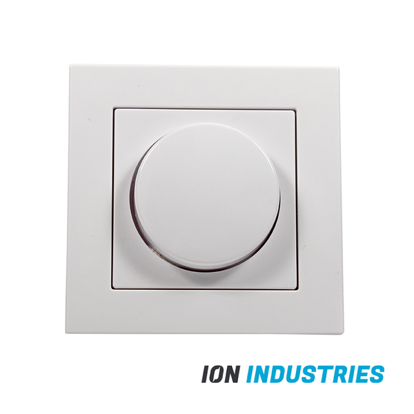 ENKELVOUDIGE DIMMER AFDEKPLAAT | HELDERWIT | ION INDUSTRIES MDRLED®