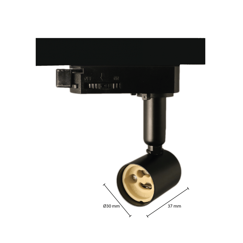 3-FASE RAILARMATUUR MET GU10 FITTING MDRLED®