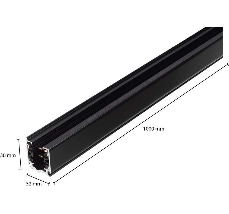 3-Fase Rail 100CM – Voor Perfecte Verlichtingsoplossingen MDRLED®