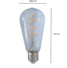 FILAMENT E27 EDISON DIMBAAR CLEAR 4W 2200K MDRLED®