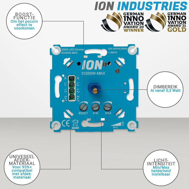 iONLED universele led dimmer 0.3-350W (ID350W-MKII)