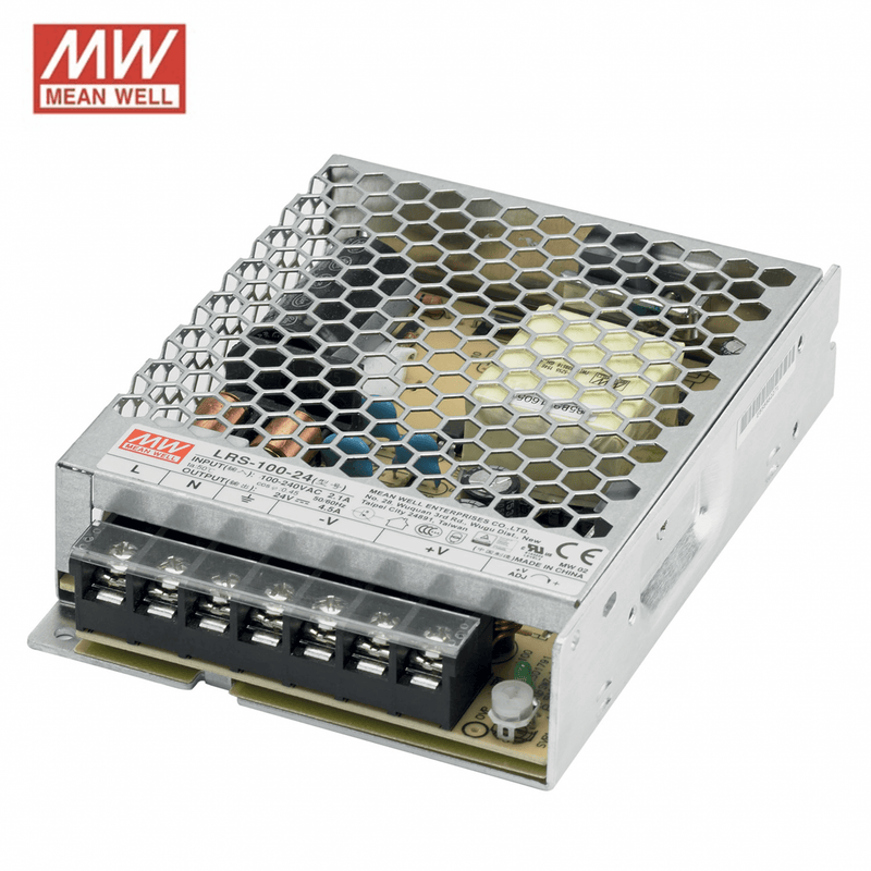 24V MEANWELL DRIVER IP20 100W MDRLED®