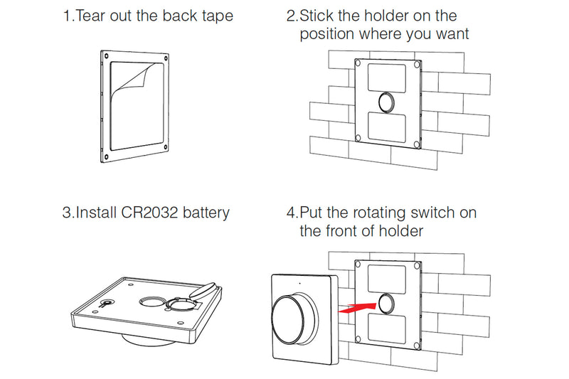 MI-LIGHT AFSTANDSBEDIENING CCT  MDRLED®