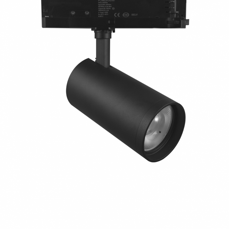 3 FASE RAILSPOT 40W ZWART 4000K MDR LED®