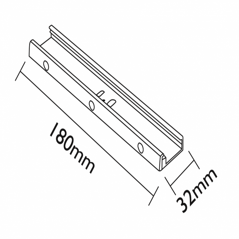 PROLEDPARTNERS®  OPHANGSYSTEEM 18CM WIT.