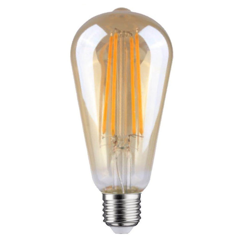 FILAMENT E27 EDISON DIMBAAR AMBER GLAS 6.5W 2700K MDRLED®